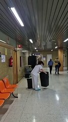 La tormenta deja goteras en el hospital Santa Bárbara de Soria y problemas de tráfico