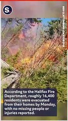 Halifax Neighborhoods Evacuated as 'Out of Control' Wildfire Burns Through Area