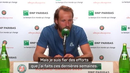 Roland-Garros - Pouille : “Fier de ce que j’ai fait et des émotions avec le public”