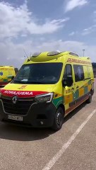 Una de las ambulancias ilegales de Tenorio en Aragón