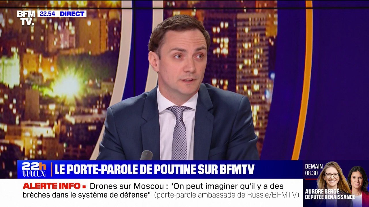 Attaque de drones à Moscou: Kiev "veut intimider la population russe et semer la panique" pour le porte-parole de l’ambassade de Russie en France