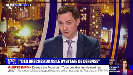 Attaque de drones à Moscou: "Il y a la volonté de provoquer la réaction de Moscou", pour Alexander Makogonov, porte-parole de l’ambassade de Russie en France