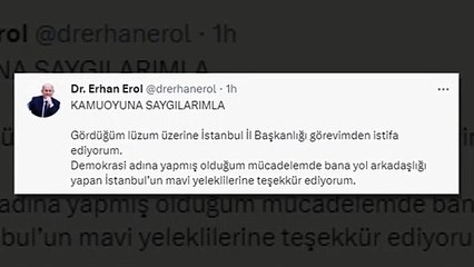 DEVA Partisi İstanbul İl Başkanı Erhan Erol istifa etti