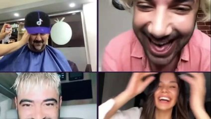 Ümit Özat a tenu sa promesse envers Icardi ! Il s'est teint les cheveux en direct, le public est entré en crise