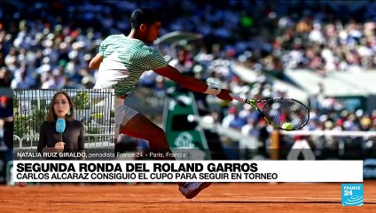 Informe desde París: Carlos Alcaraz pasa a la siguiente ronda del Roland Garros