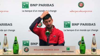 Roland-Garros 2023 - Novak Djokovic : "A Grand Slam without a twist, I don't think it's possible for me... Maybe that's also what motivates me"