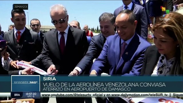 Siria y Venezuela reanudan sus vuelos regulares después de 12 años de suspensión debido al bloqueo