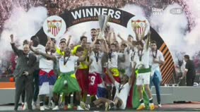 Sevilla beat Roma on penalties to claim record extending seventh Europa League title