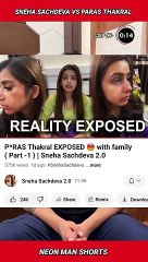 Sneha Sachdeva Vs Paras Thakral gone SERIOUS! | Paras Thakral Reply to Sneha Sachdeva #shorts