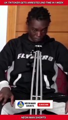 UK TikToker gets ARRESTED 2nd Time in 1 Week! | Mizzy News Shorts Facts #shorts