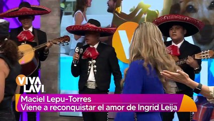 Maciel sorprende a Ingrid Leija con mariachi