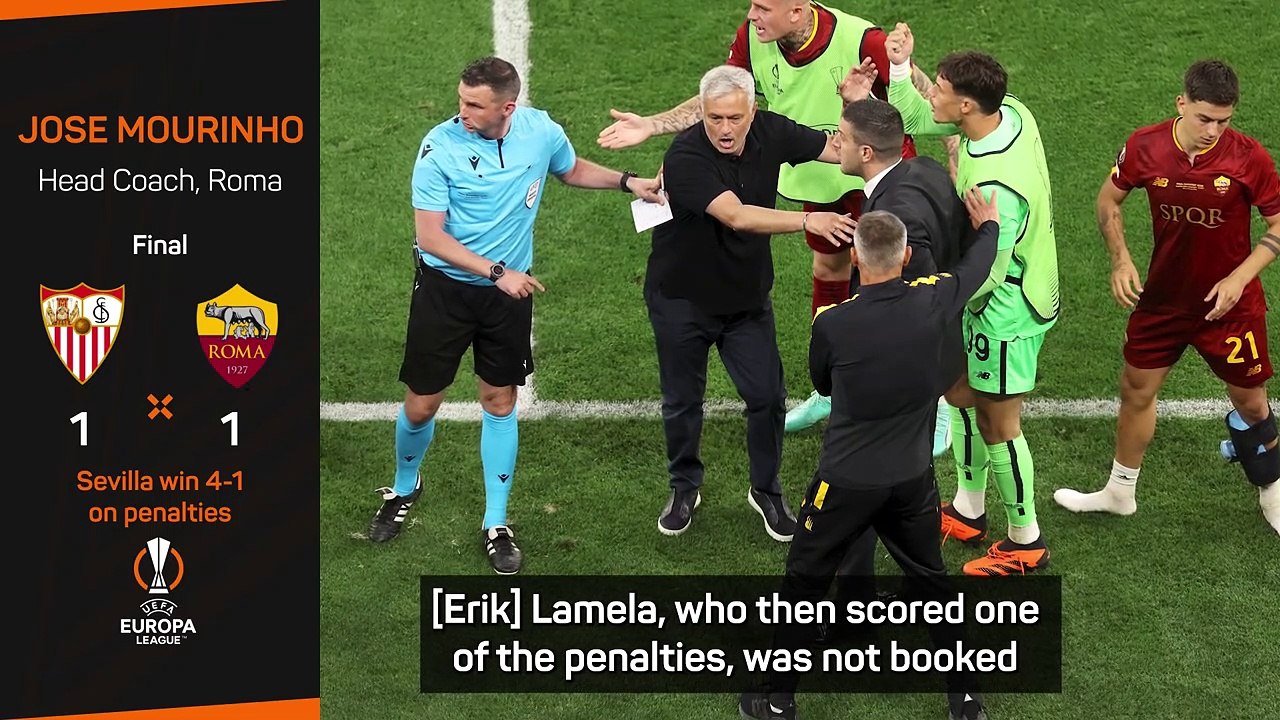 Mourinho left seething at multiple refereeing decisions