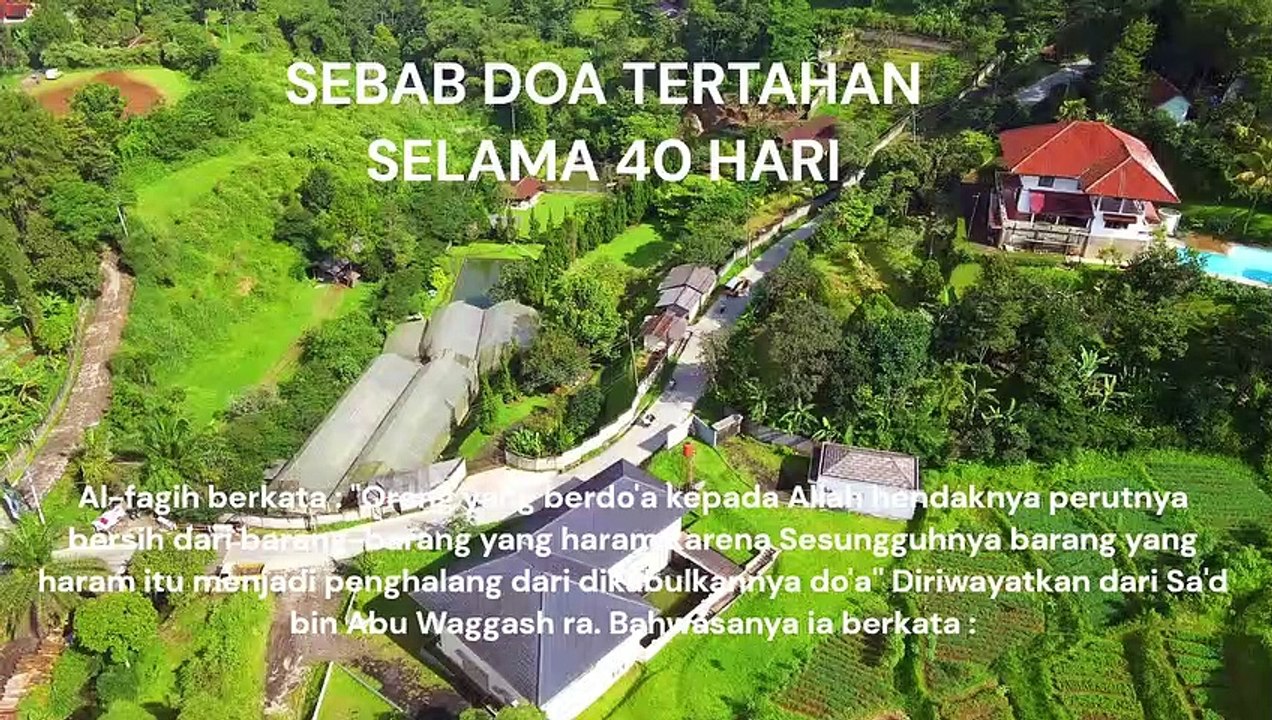 SEBAB DOA TERTAHAN SELAMA 40 HARI