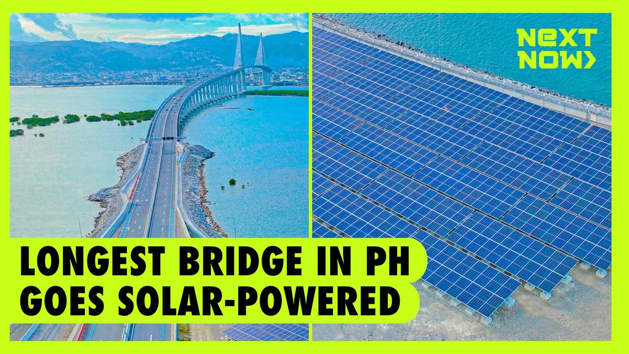 Longest bridge in PH goes solar-powered | NEXT NOW - video Dailymotion