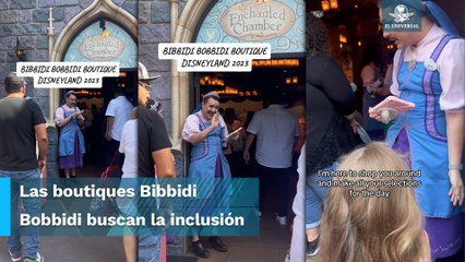 Empleado con bigote y vestido de mujer en Disney desata polémica