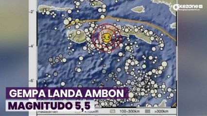 Ambon Diguncang Gempa Magnitudo 5,5, Warga Diimbau Tidak Panik