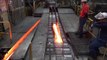 Amazing Scale! process of mass production of rebar. Korean Steel Factory