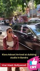 Kiara Advani Arrived at dubbing studio in Bandra