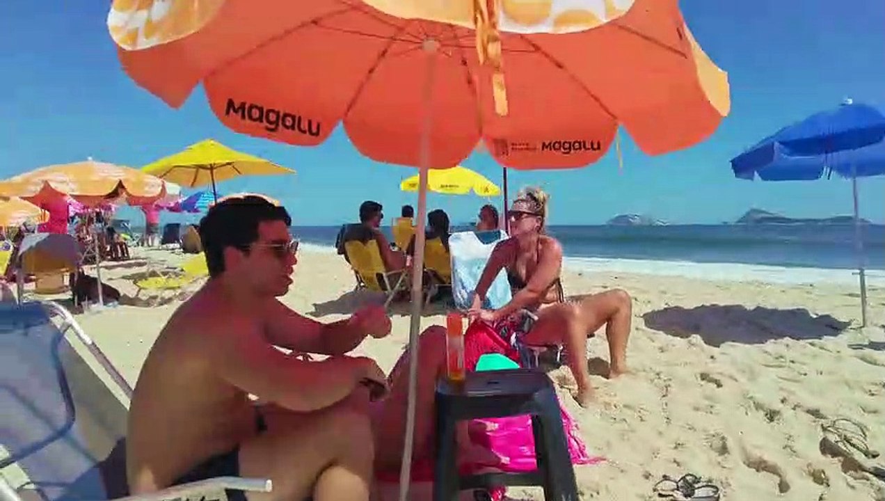 IPANEMA BEACH, Rio de Janeiro, Brazil 2023   Beach Vlog   4K UHD-002