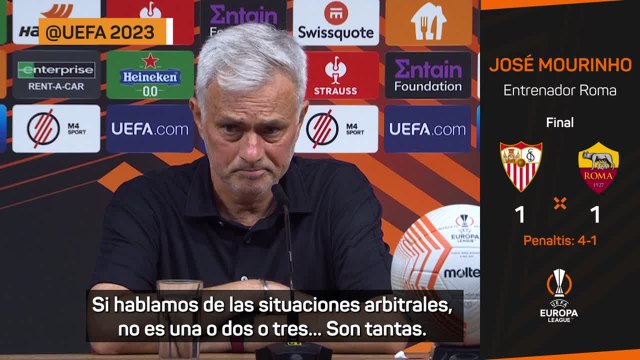 SEVILLA - ROMA | EUROPA LEAGUE| MOURINHO RAJA contra los ÁRBITROS | DIARIO AS