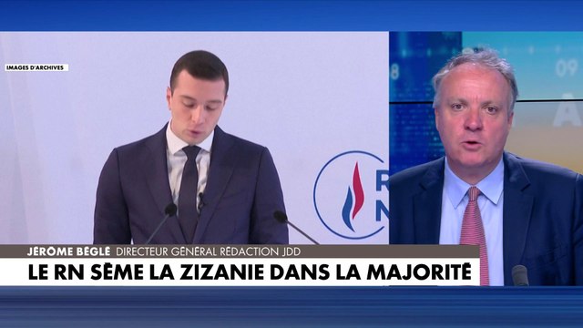 L'édito de Jérôme Béglé : «Le RN sème la zizanie dans la majorité»