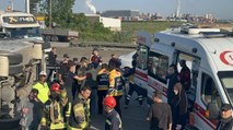 Kocaeli’de servis minibüsü kaza yaptı: 13 yaralı