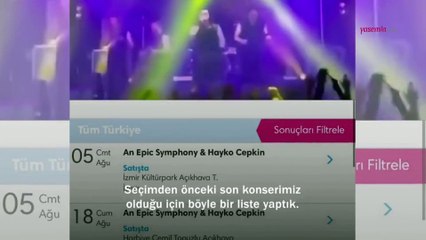 Halkı seçim öncesi galeyana getiren Hayko Cepkin'in konser takvimi belli oldu!