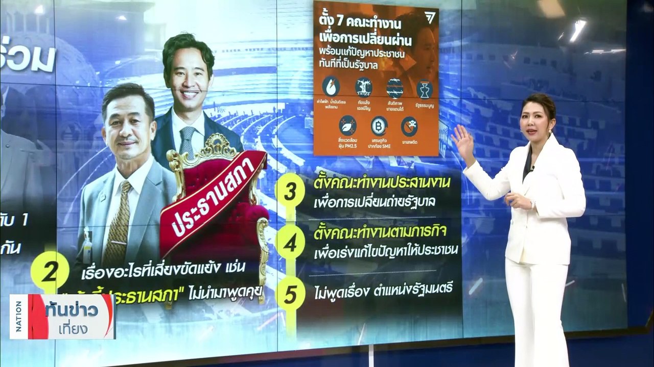 เปิดแผน "ดึงเช็ง" ทำเซ็งตั้งรัฐบาล หวังพลิกเกมสลับขั้ว  | เนชั่นทันข่าวเที่ยง | 1 มิ.ย. 66 | PART 3
