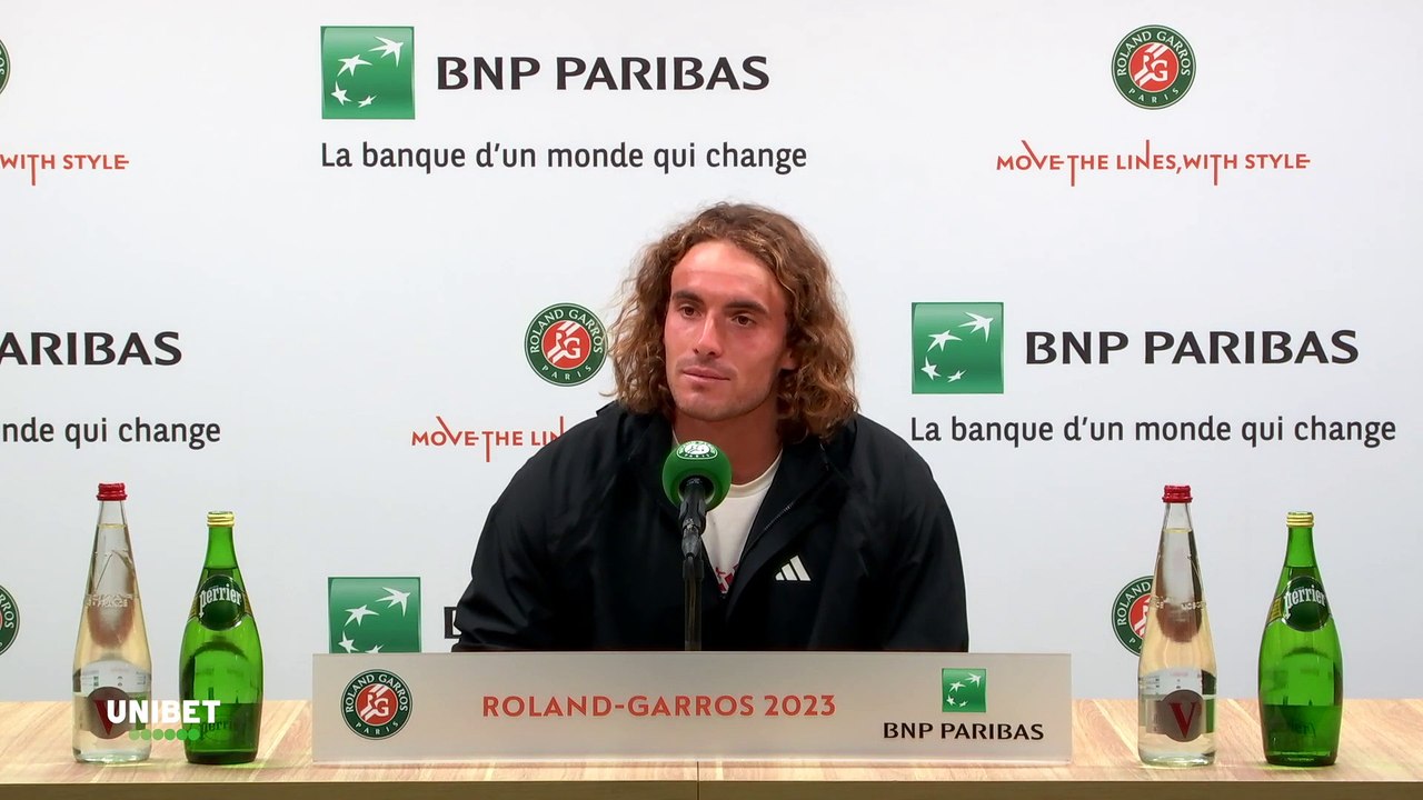 Roland-Garros 2023 -Stefanos Tsitsipas : "Tennis can be very complicated, for some people but when you look at Nadal or Federer...."