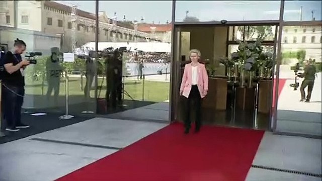 Zelenski llega a la cumbre de la comunidad política europea en Moldavia