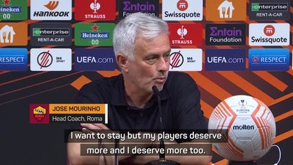 Mourinho reveals if he will stay at Roma