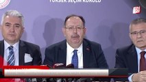 YSK Başkanı Ahmet Yener, cumhurbaşkanı ikinci tur kesin seçim sonuçlarını açıkladı
