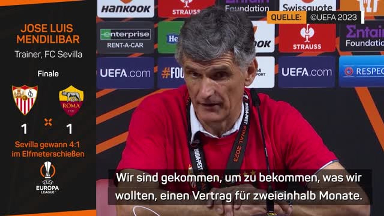 Mendilibar zu Vertragsverlängerung: 'Ist mir egal'