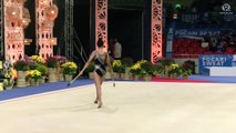 Daniela dela Pisa puts up valiant effort in 14th Senior Rhythmic Gymnastics Asian Championships