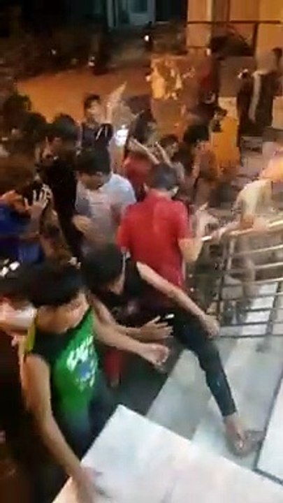 This is not a Holi festival but a boat ride