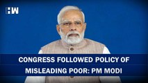 Congress Followed Policy Of Misleading Poor: PM Modi | BJP| Rajasthan Politics| AssemblyElection2023