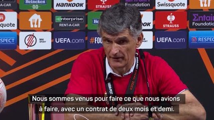 Finale - Mendilibar ne sait pas si son contrat sera prolongé “mais cela m’est égal”
