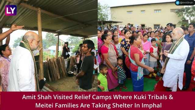 Manipur Violence: ‘Surrender Arms,’ Warns Amit Shah, Announces Probe Panel; Home Minister Visits Meiti & Kuki Relief Camps