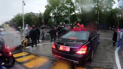 Cumhurbaşkanı Erdoğan'a vatandaşlardan sevgi gösterisi
