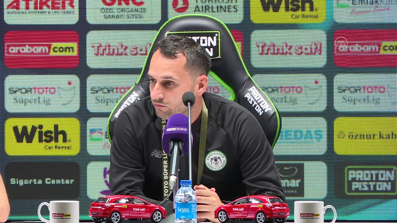 KONYA - Konyaspor-Karagümrük maçının ardından - Branimir Micovic
