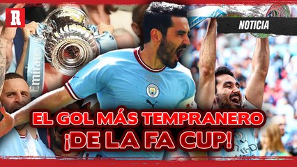 Ilkay Gündogan ANOTA el GOL más RÁPIDO en la HISTORIA de la FA CUP