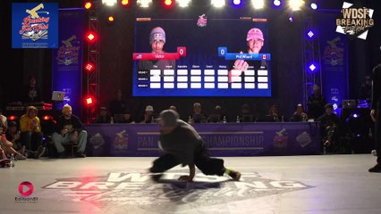 BBOY VICTOR VS BBOY PHIL WIZARD | SEMIFINAL| WDSF PAN AMERICAN BREAKING CHILE 2023