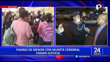 Padres de menor grave tras ingerir pastillas: "En el hospital nos han dicho que tiene derrame cerebral"