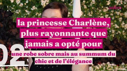 PHOTO. Charlene de Monaco radieuse, elle fait une apparition remarquée, tout sourire