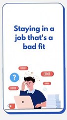 Career mistakes tips
