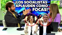  Josué Cárdenas y Rebeca Crespo: “Los socialistas aplauden como focas, ¡están desesperados!” 