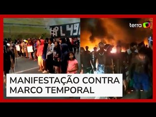 Com uso de bombas, PM de SP encerra protesto de indígenas e libera Rodovia dos Bandeirantes