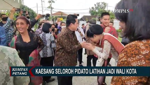 Putra Bungsu Presiden Jokowi, Kaesang Pangerap Seloroh Pidato Latihan Jadi Wali Kota