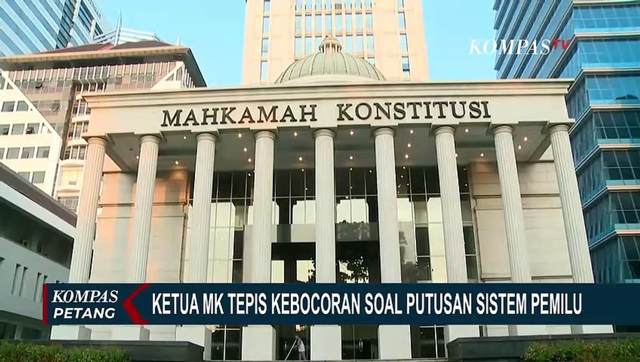 Soal Kebocoran Putusan Sistem Pemilu, Ketua MK: Apa yang Bocor Kalau Belum Putus?