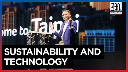 Acer chief speaks before participants at Computex Taipei 2023